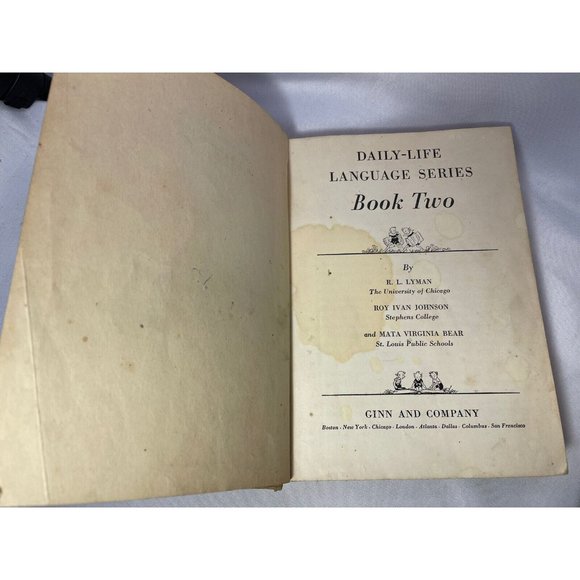 Daily-Life Language Series Text Book Two By Lyman, Johnson, and Bear 1934 - Picture 4 of 11